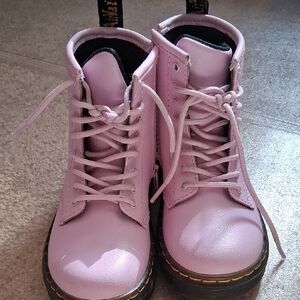 Dr. Martens Light Pink Combat Boots
